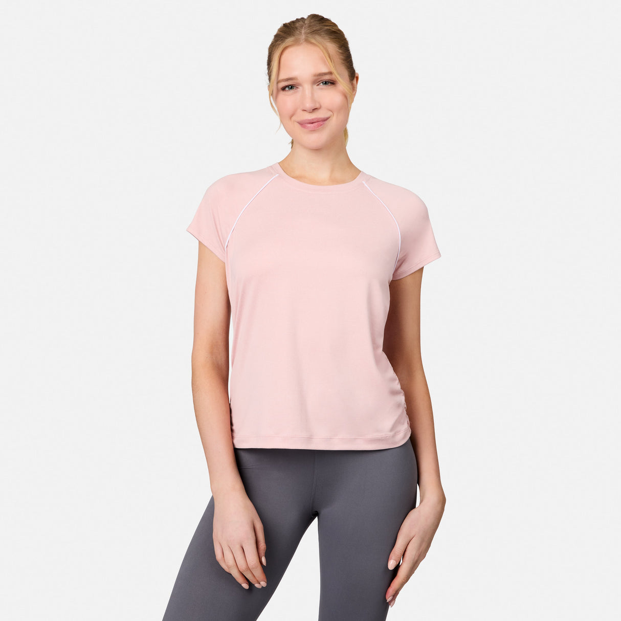 Women's Microtech® Chill B Cool Shirred Crew Top