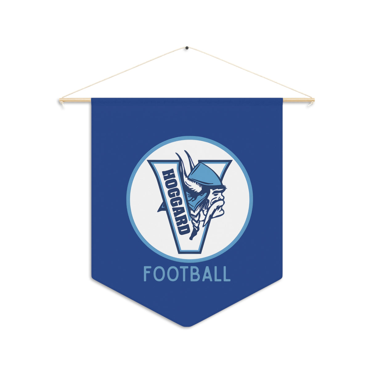 Hoggard Vikings Football Pennant Banner