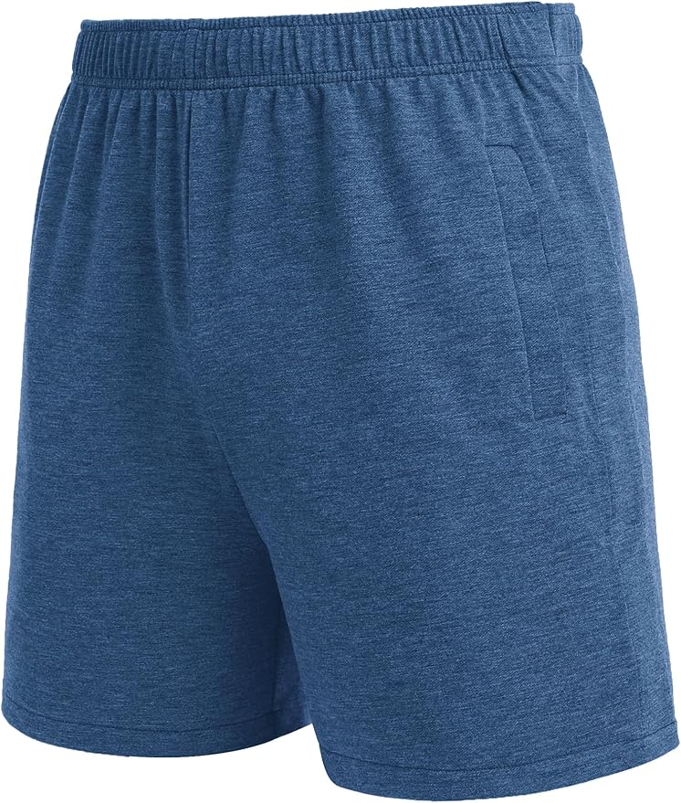 Deyeek Unisex Tear Away Shorts Snap On Athletic Cotton Shorts Post Knee Surgery Recovery Hip Replacement Pants with Pockets