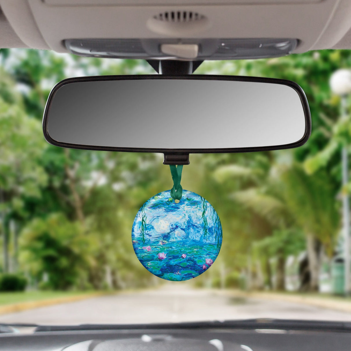 Monet "Nymphéas" Porcelain Keepsake Ornament – Flat Ceramic, Gift-Ready