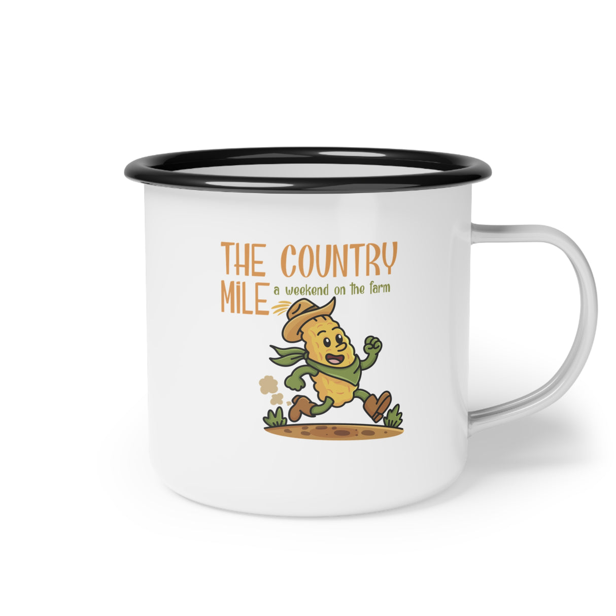 The Country Mile Weekend on the Farm Enamel Camp Cup - 12 oz