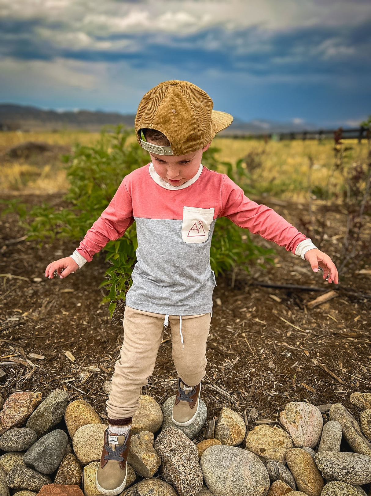 Mountain Color Block Bamboo