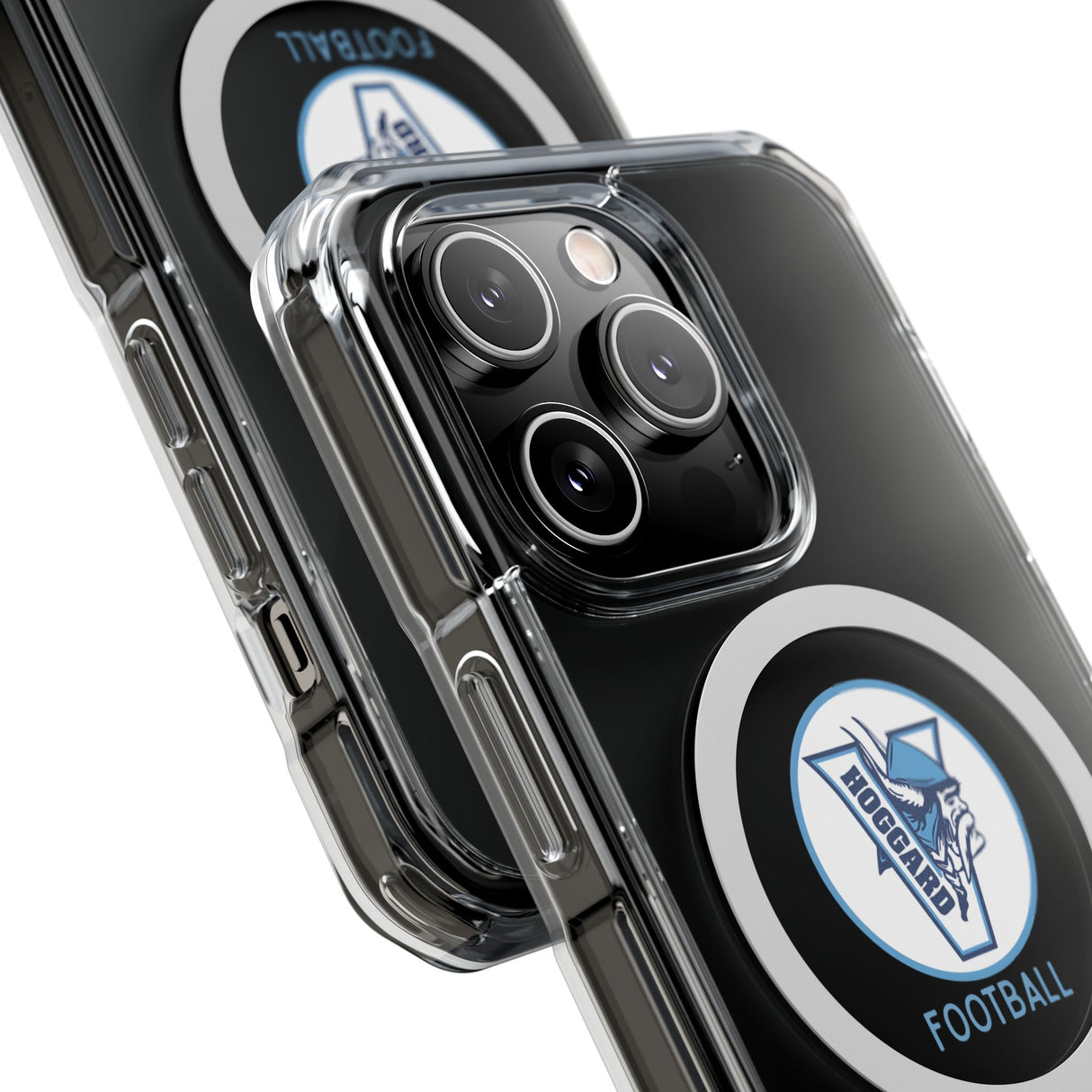 Hoggard Vikings Football Clear Magnetic MagSafe iPhone Case