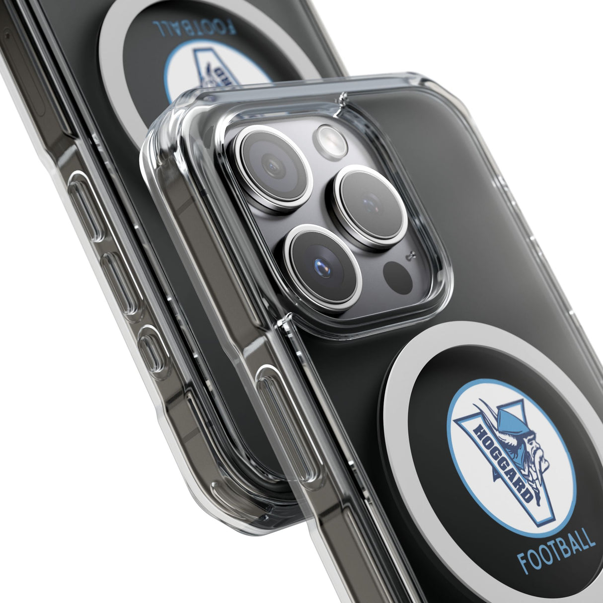 Hoggard Vikings Football Clear Magnetic MagSafe iPhone Case