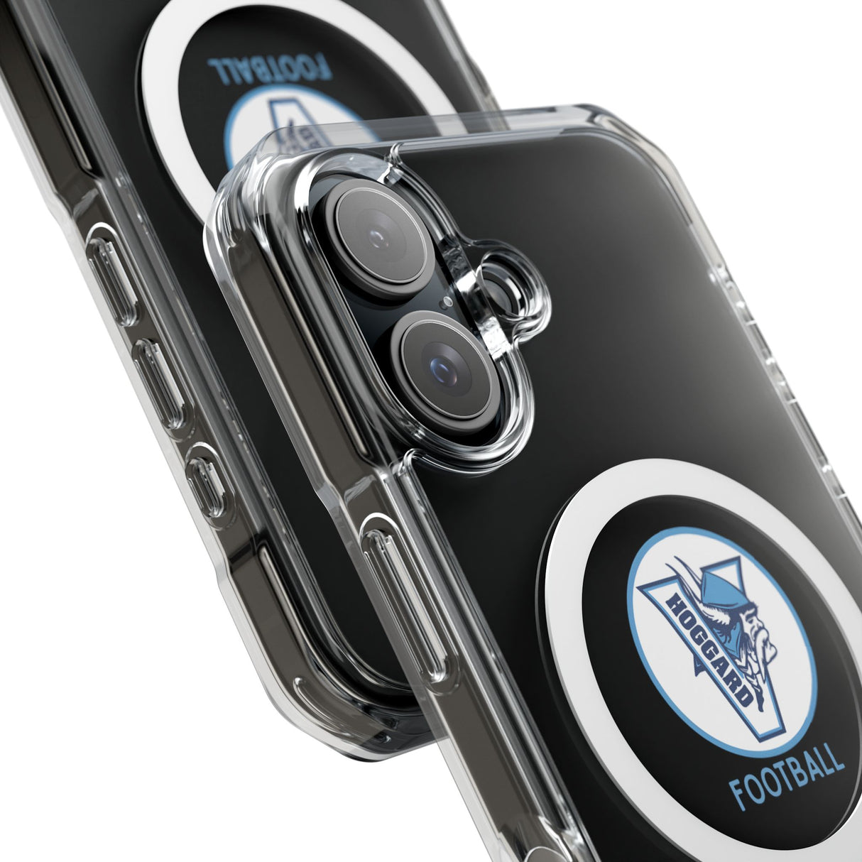 Hoggard Vikings Football Clear Magnetic MagSafe iPhone Case