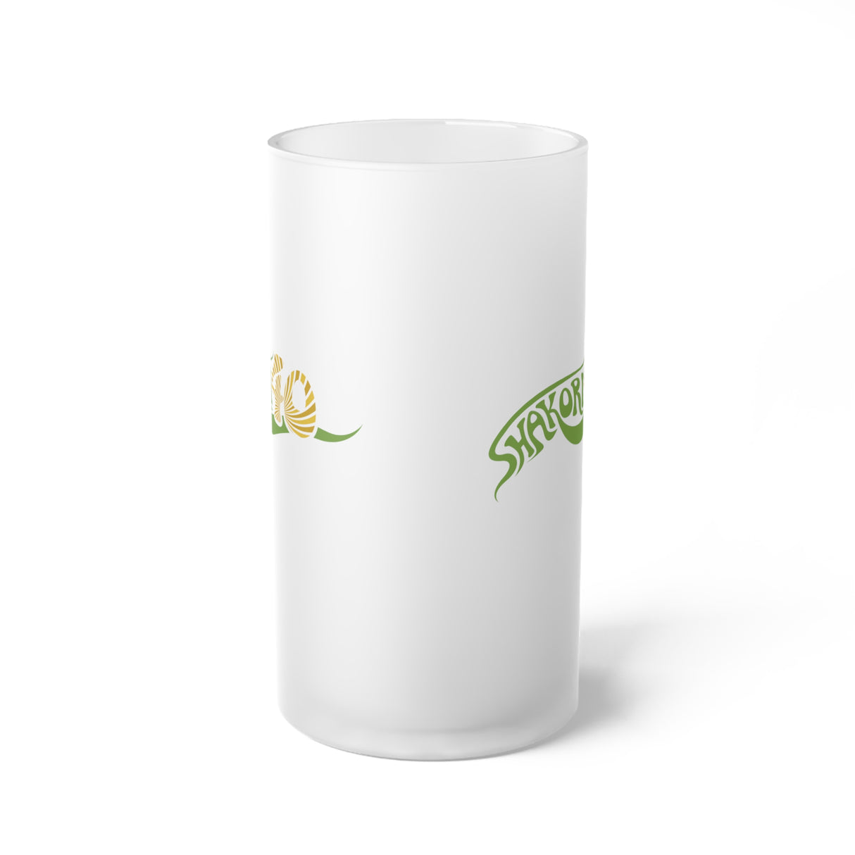 Shakori 40 Frosted Glass Beer Mug - 16 oz