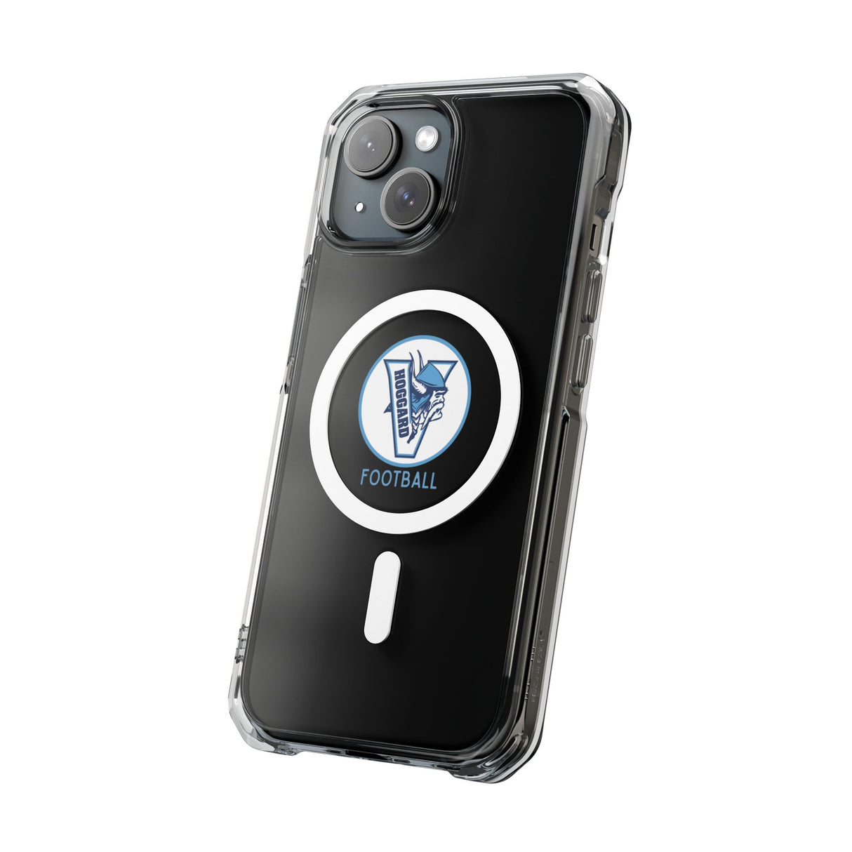 Hoggard Vikings Football Clear Magnetic MagSafe iPhone Case