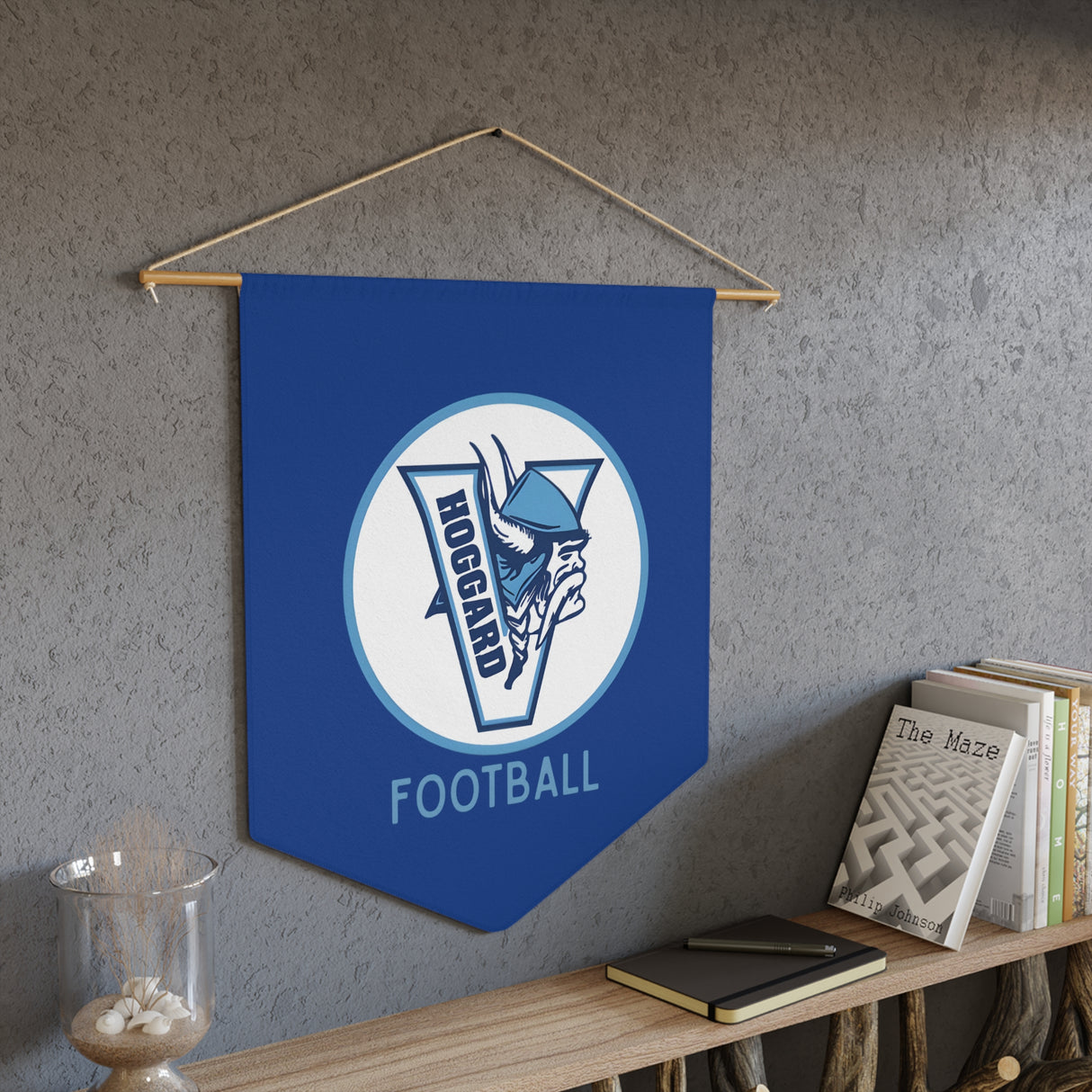 Hoggard Vikings Football Pennant Banner