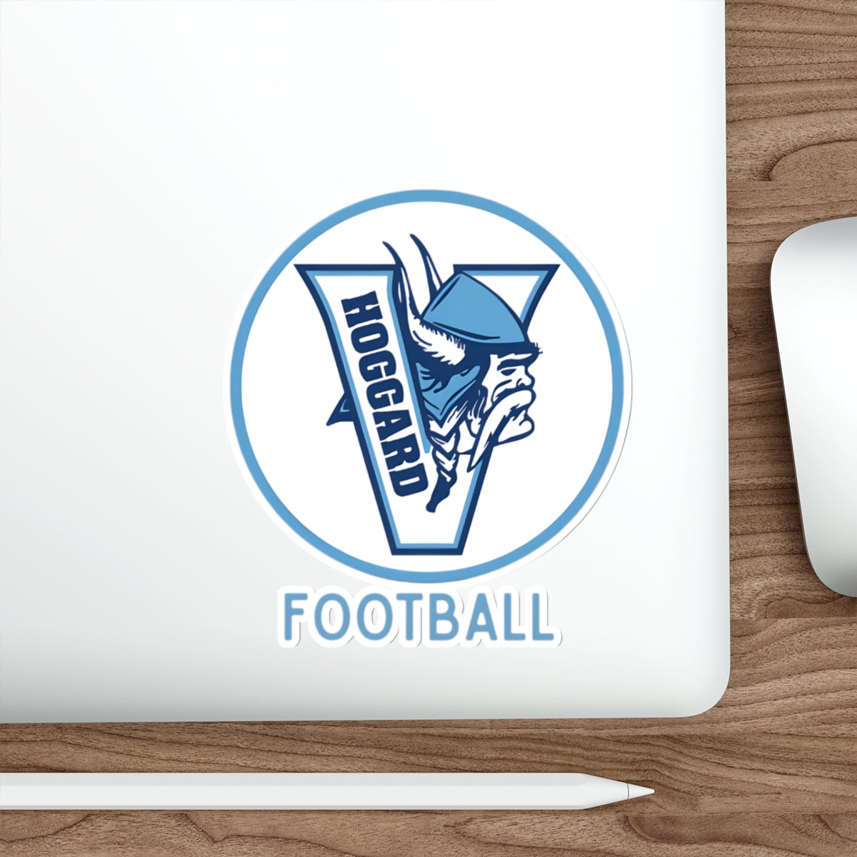 Hoggard Vikings Football Vinyl Decal