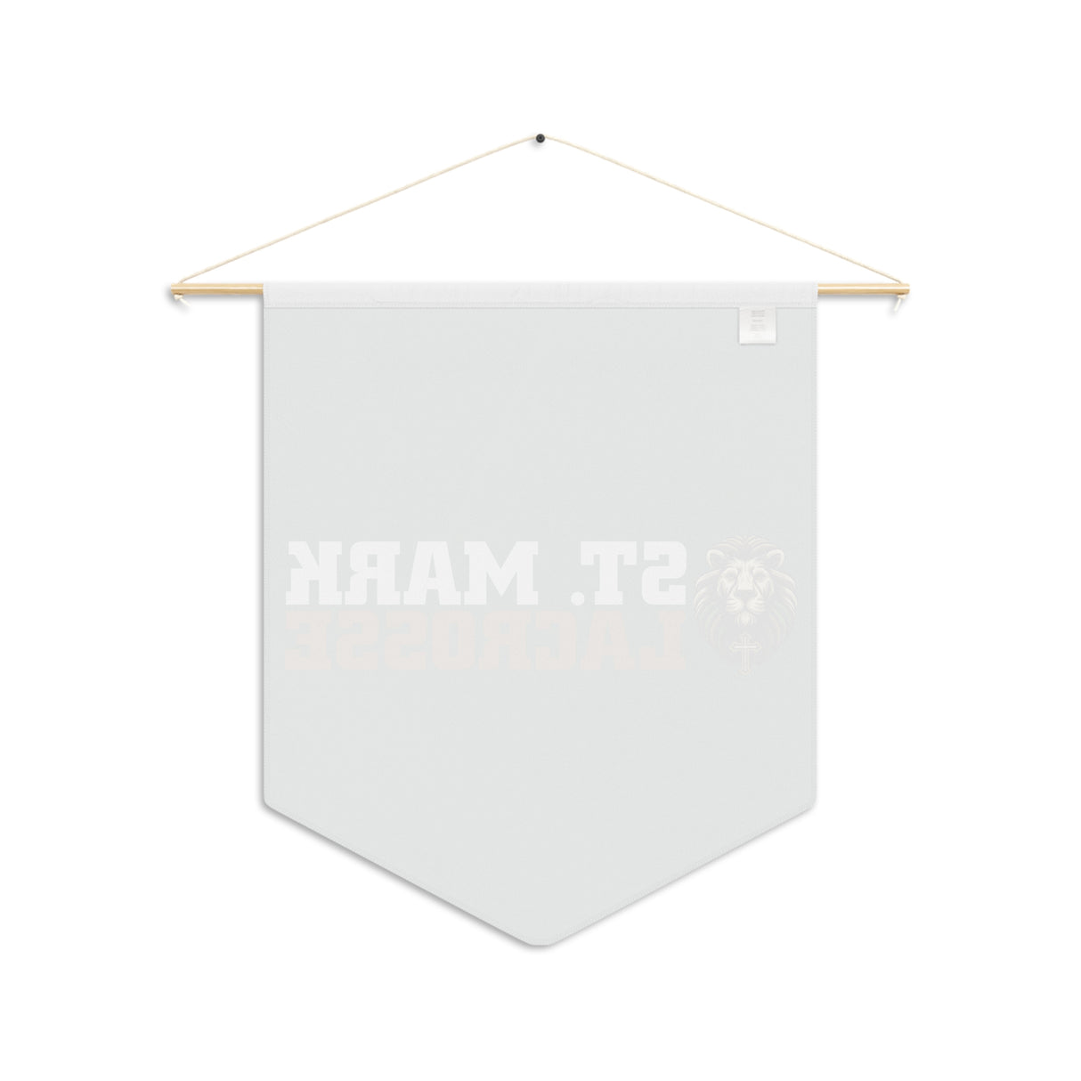 St. Mark Catholic Lacrosse Pennant Banner