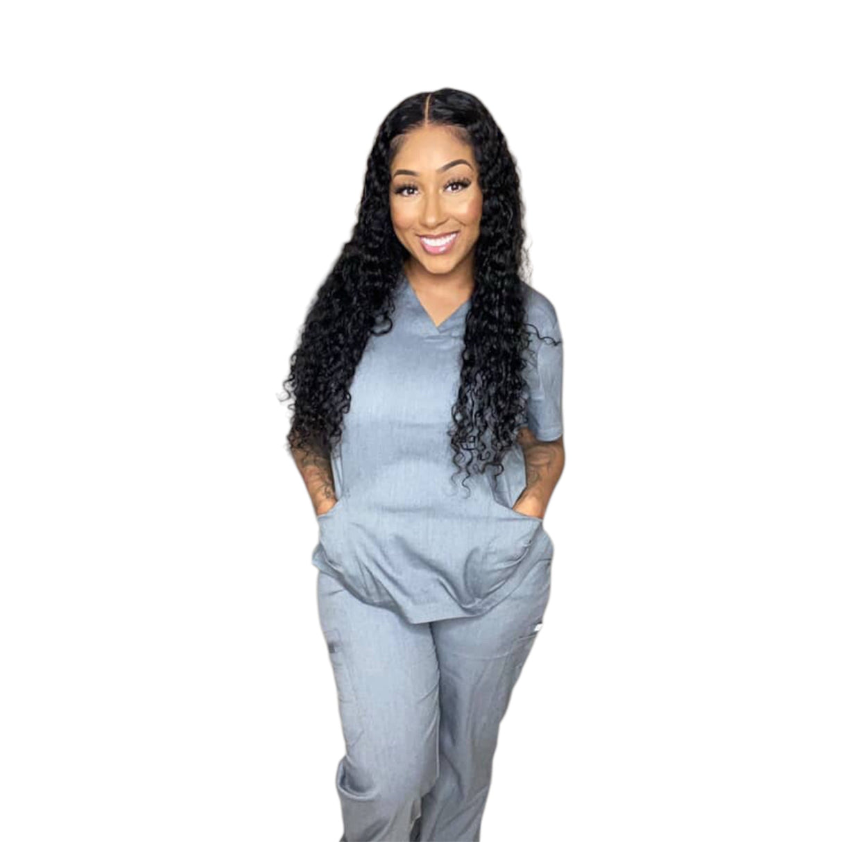 MJ V-Neck Scrub Top (Unisex)