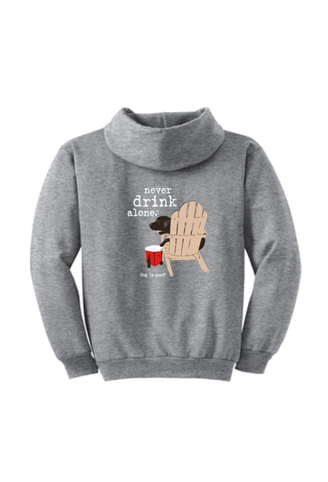 Hoodie: Never Drink Alone