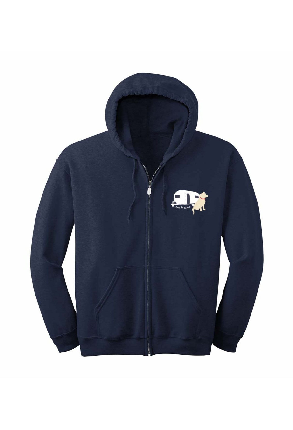 Zip Hoodie: Never RV Alone