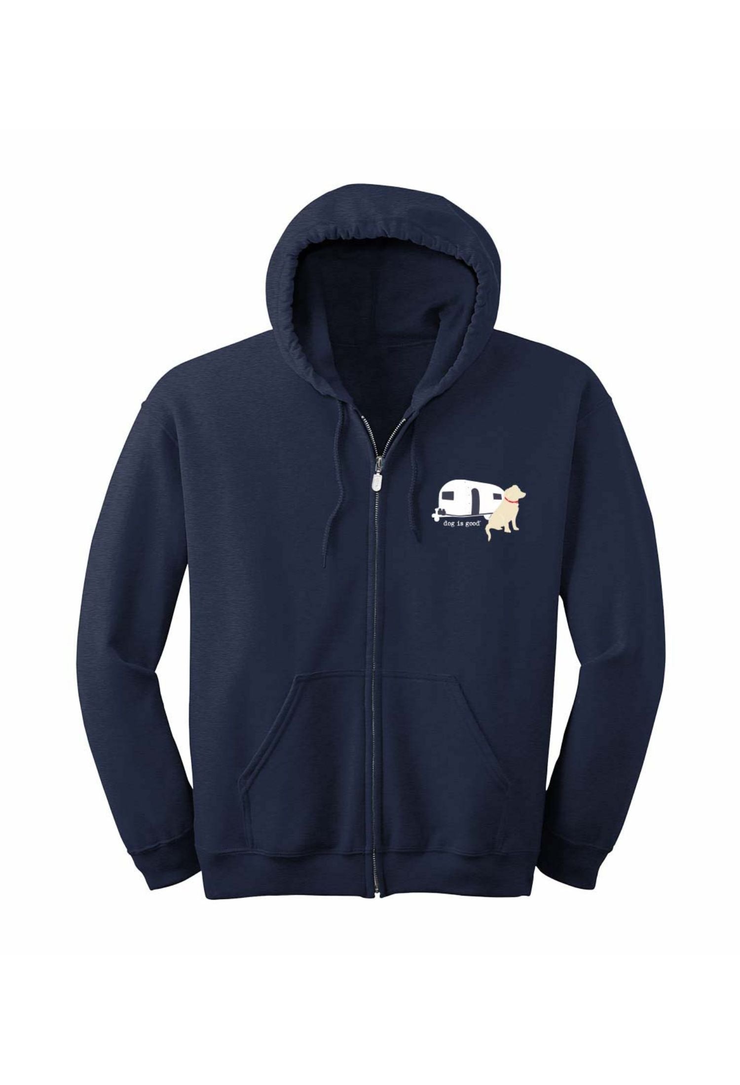 Zip Hoodie: Never RV Alone