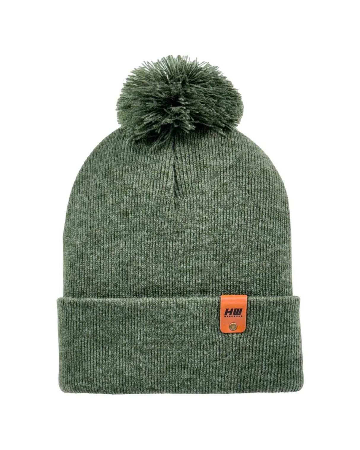 CPP1 HAAKWEAR PomPom Beanie - Made in USA - Forest Green