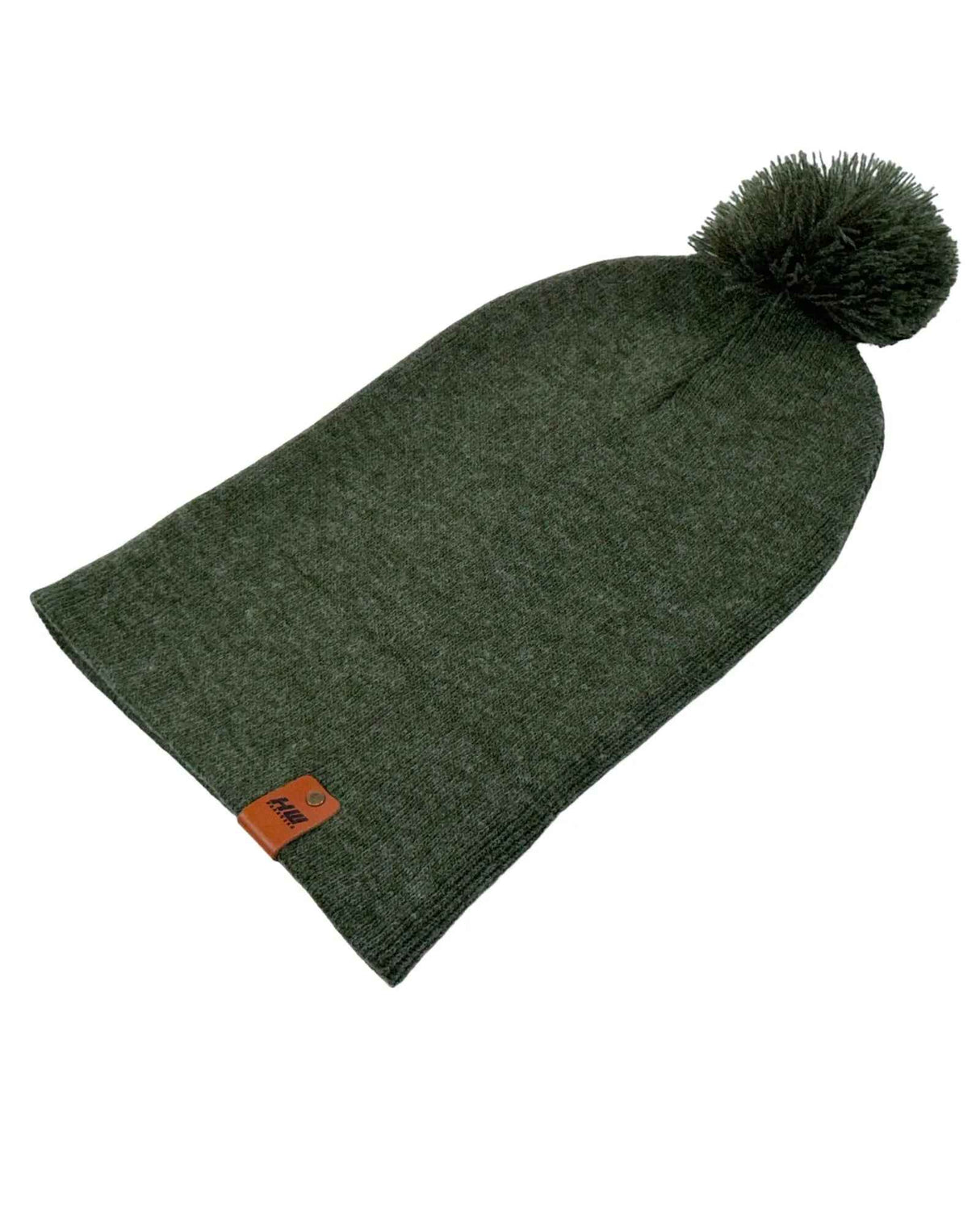 CPP1 HAAKWEAR PomPom Beanie - Made in USA - Forest Green