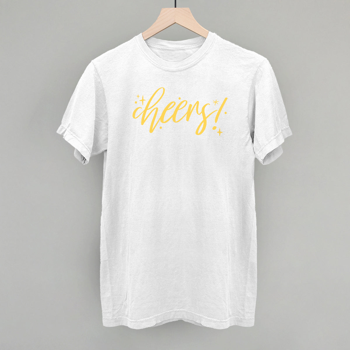 Cheers Gold Script + Sparkles