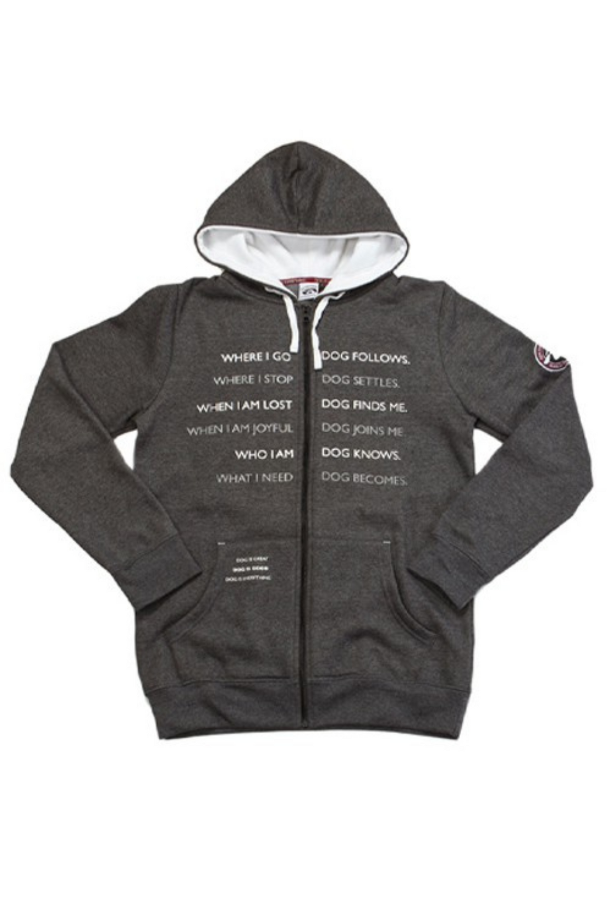 Zip Hoodie: Dog Codependent