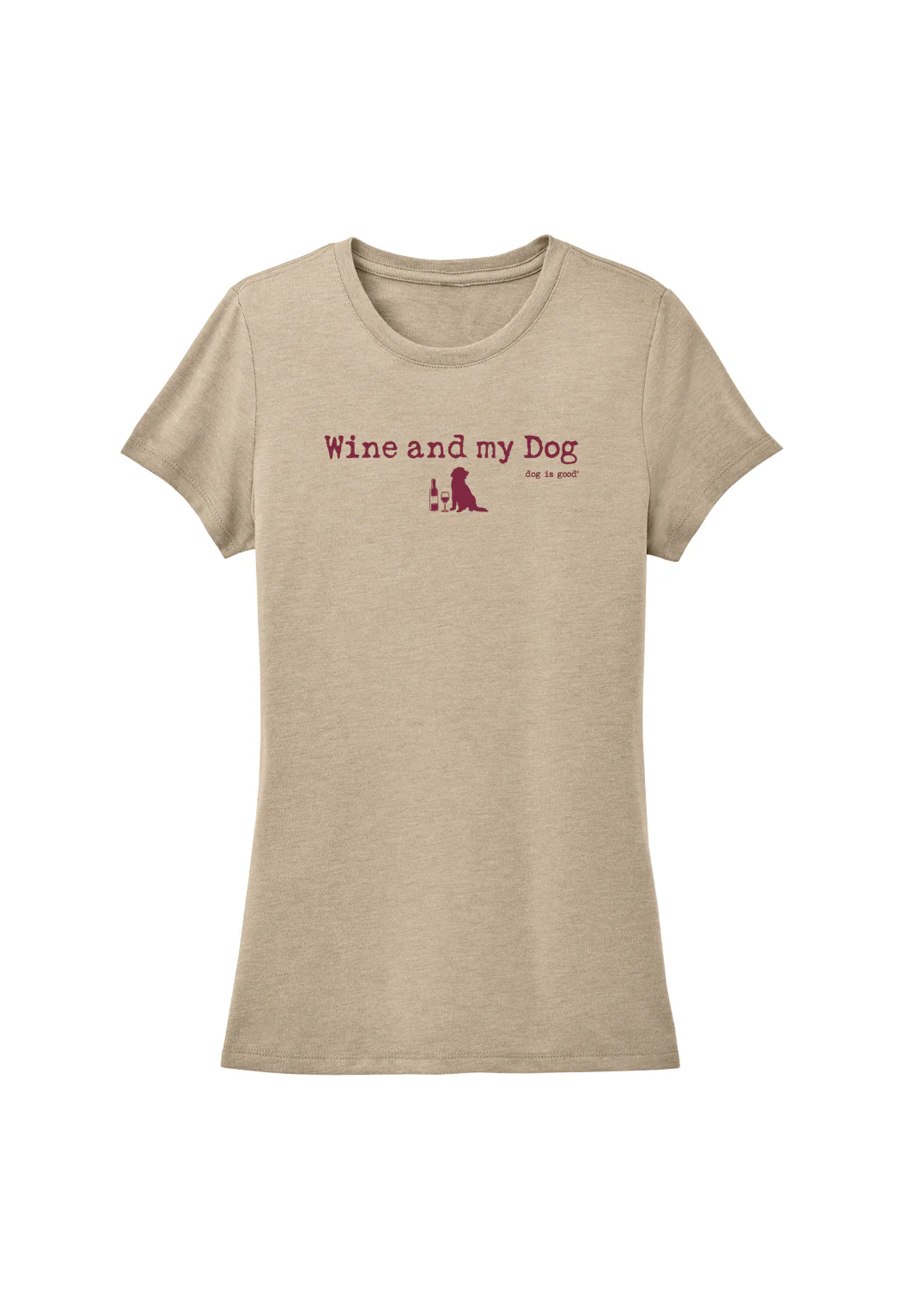 T-shirt: Wine & My Dog