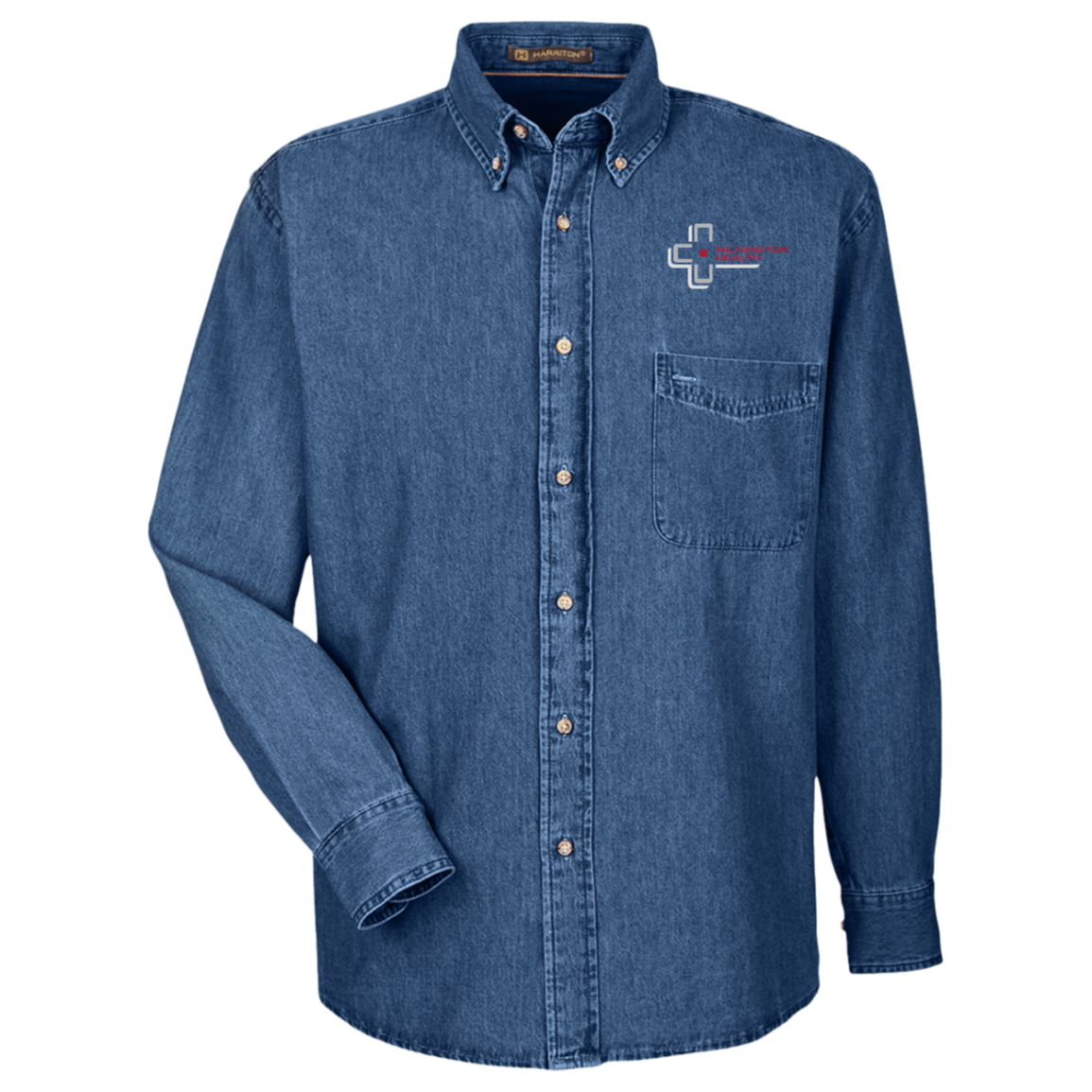 Men's Long-Sleeve Denim Shirt