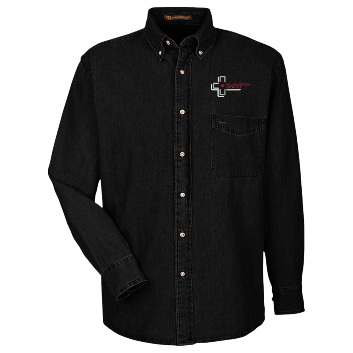 Men's Long-Sleeve Denim Shirt