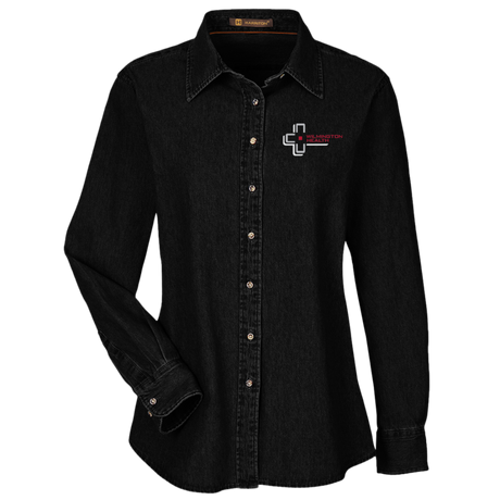 Ladies' Long Sleeve Denim Shirt