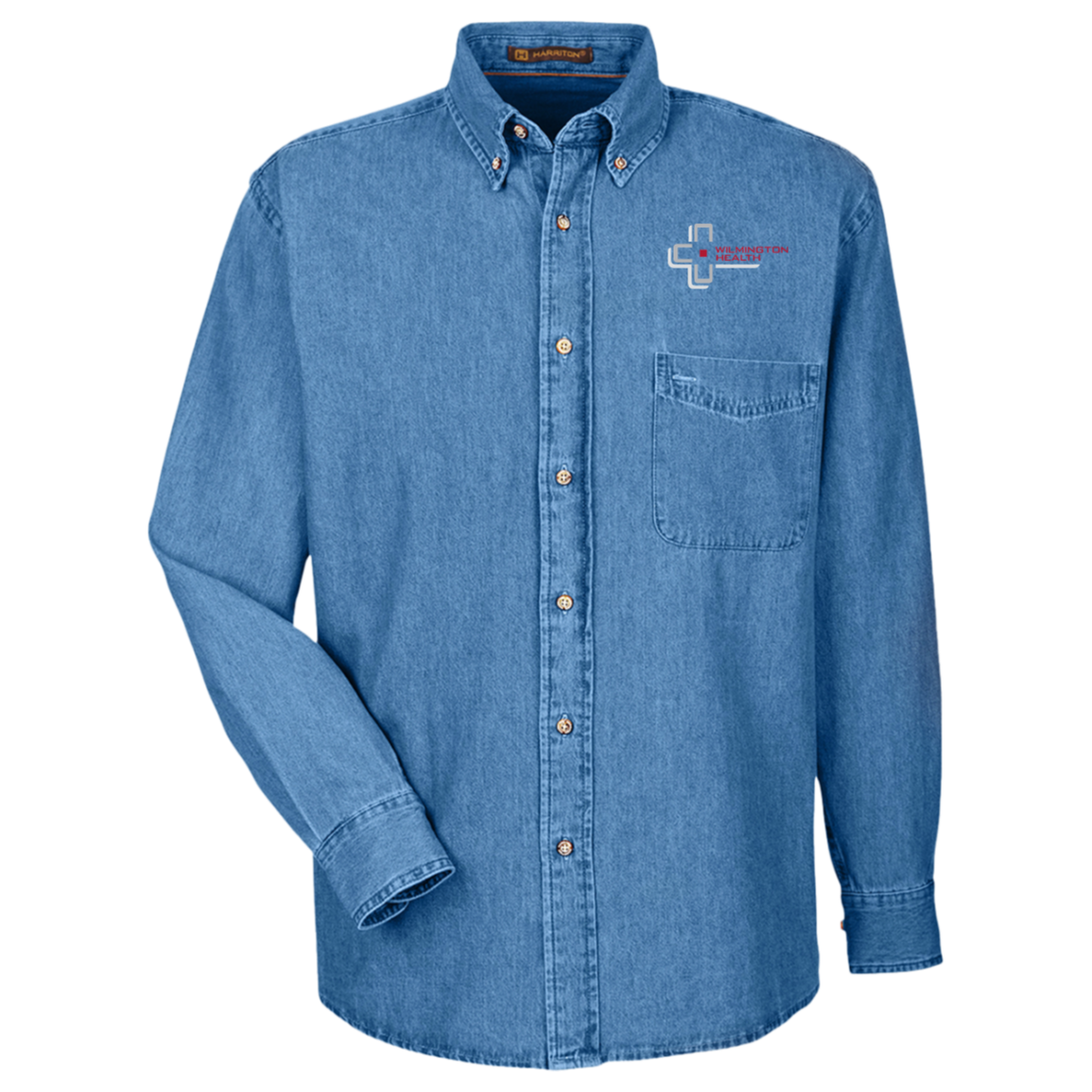 Men's Long-Sleeve Denim Shirt