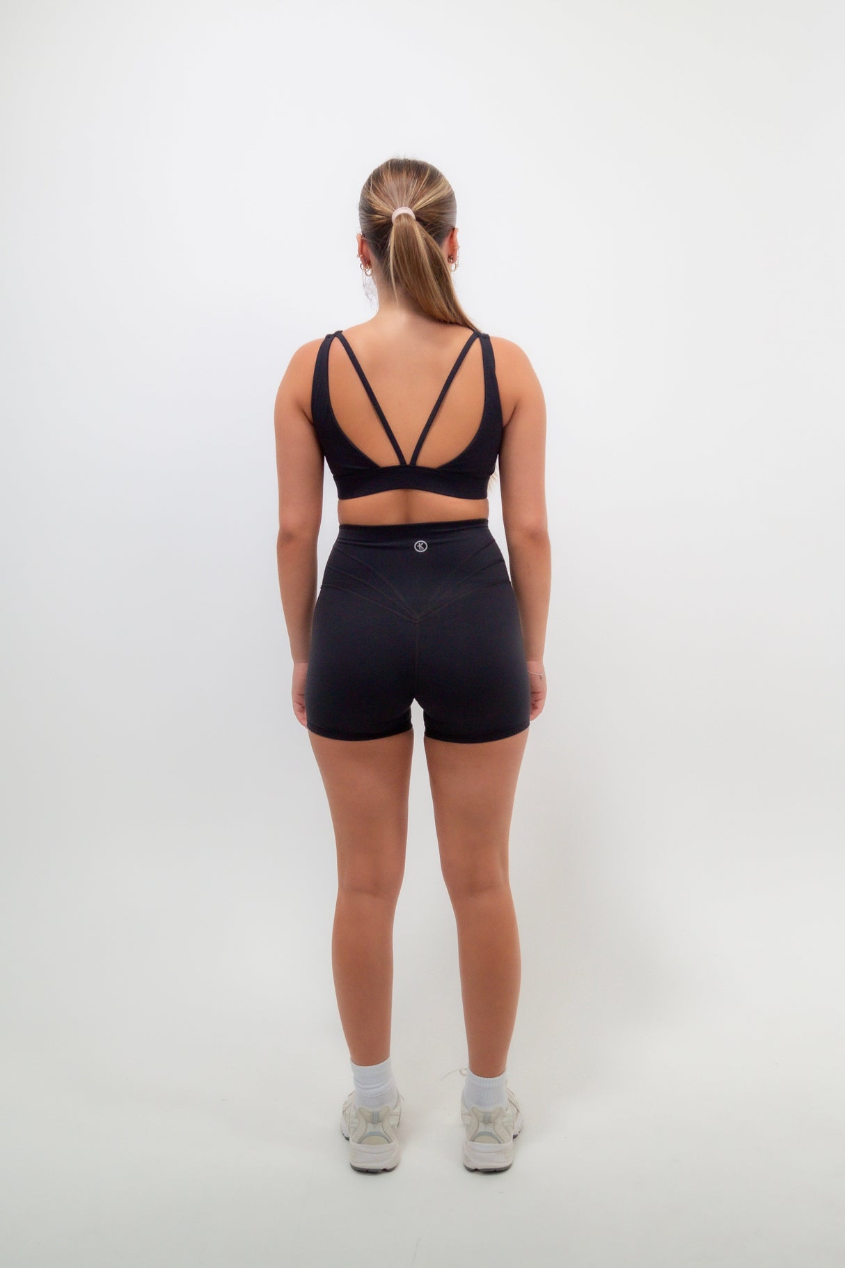 I Am Beautifully Radiant Quick-Dry Butter Black Shorts