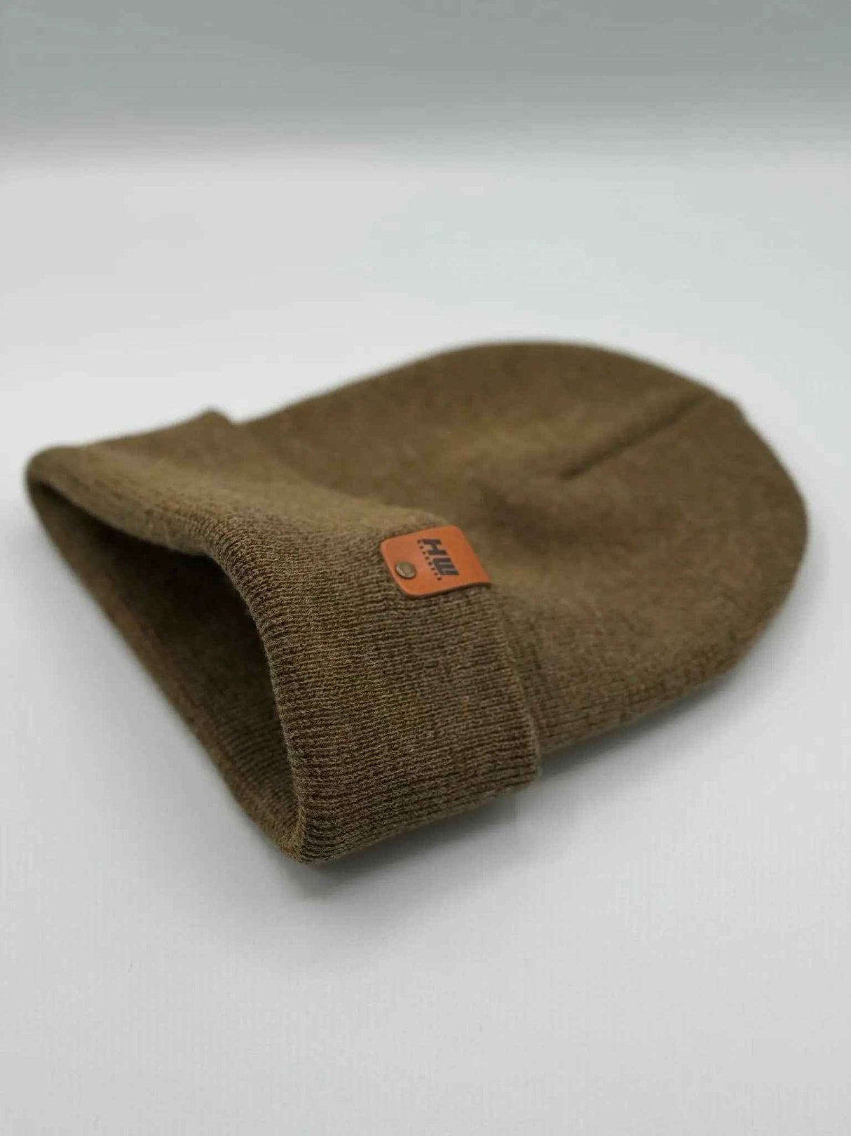 HAAKWEAR Classic Fusion Cuffed Beanie - Brown / Green, Made in USA