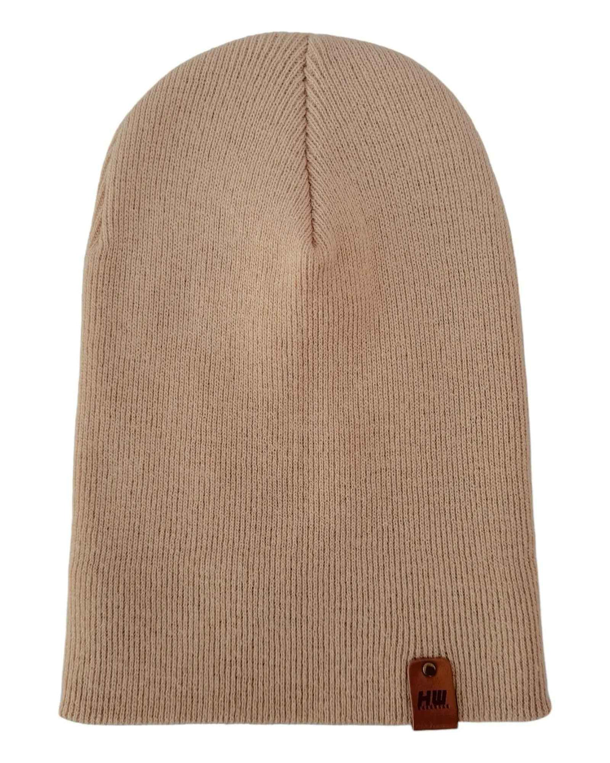 HAAKWEAR Knit Cuffed Classic Beanie / Hat - Dune Beige, Made in USA
