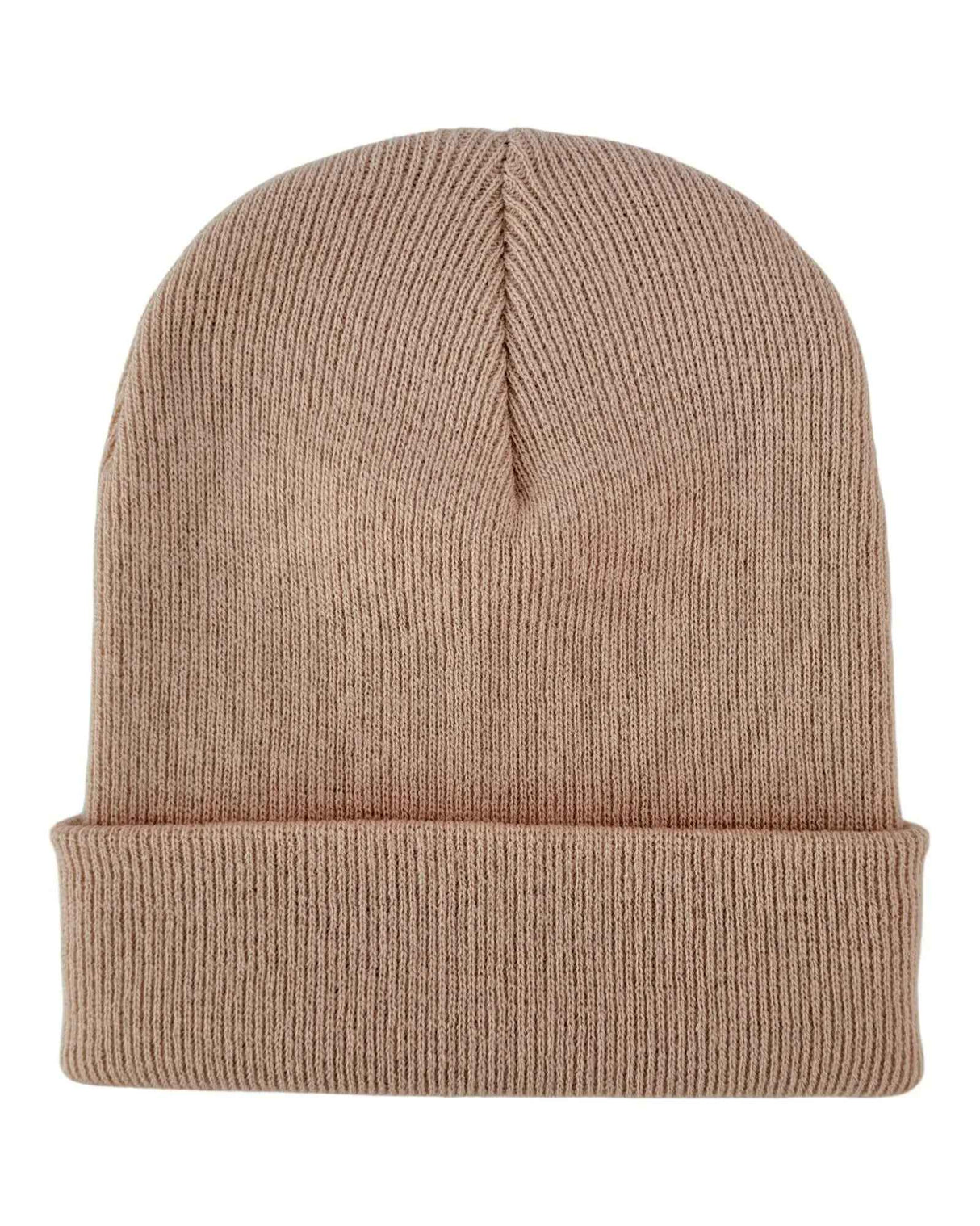 HAAKWEAR Knit Cuffed Classic Beanie / Hat - Dune Beige, Made in USA