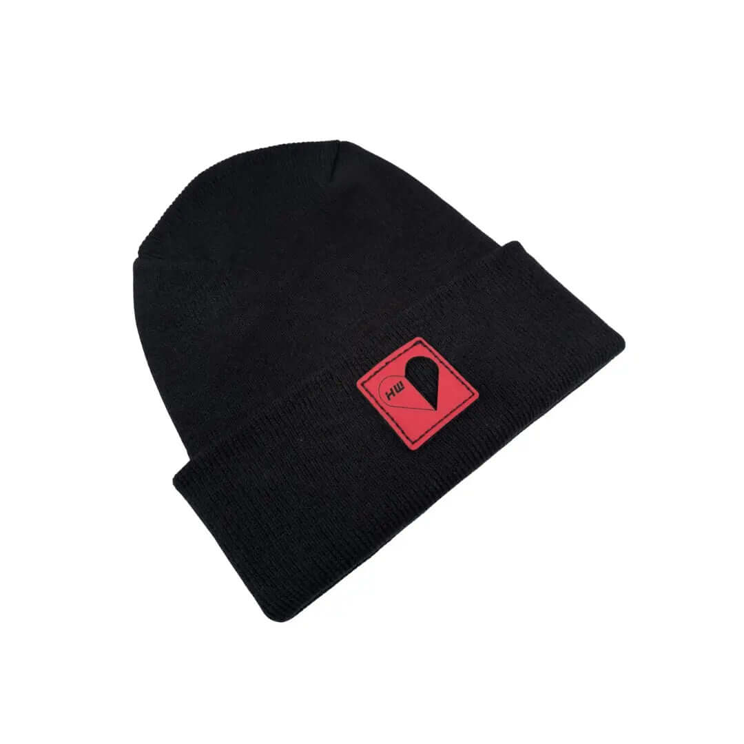 Love-Inspired H-Stitch Beanie – Black | Limited Edition