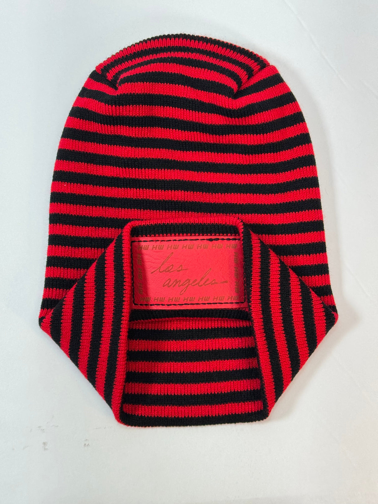 Haakwear Los Angeles Beanie - Made in USA Hats (Limited Edition) - Black / Red RoRo