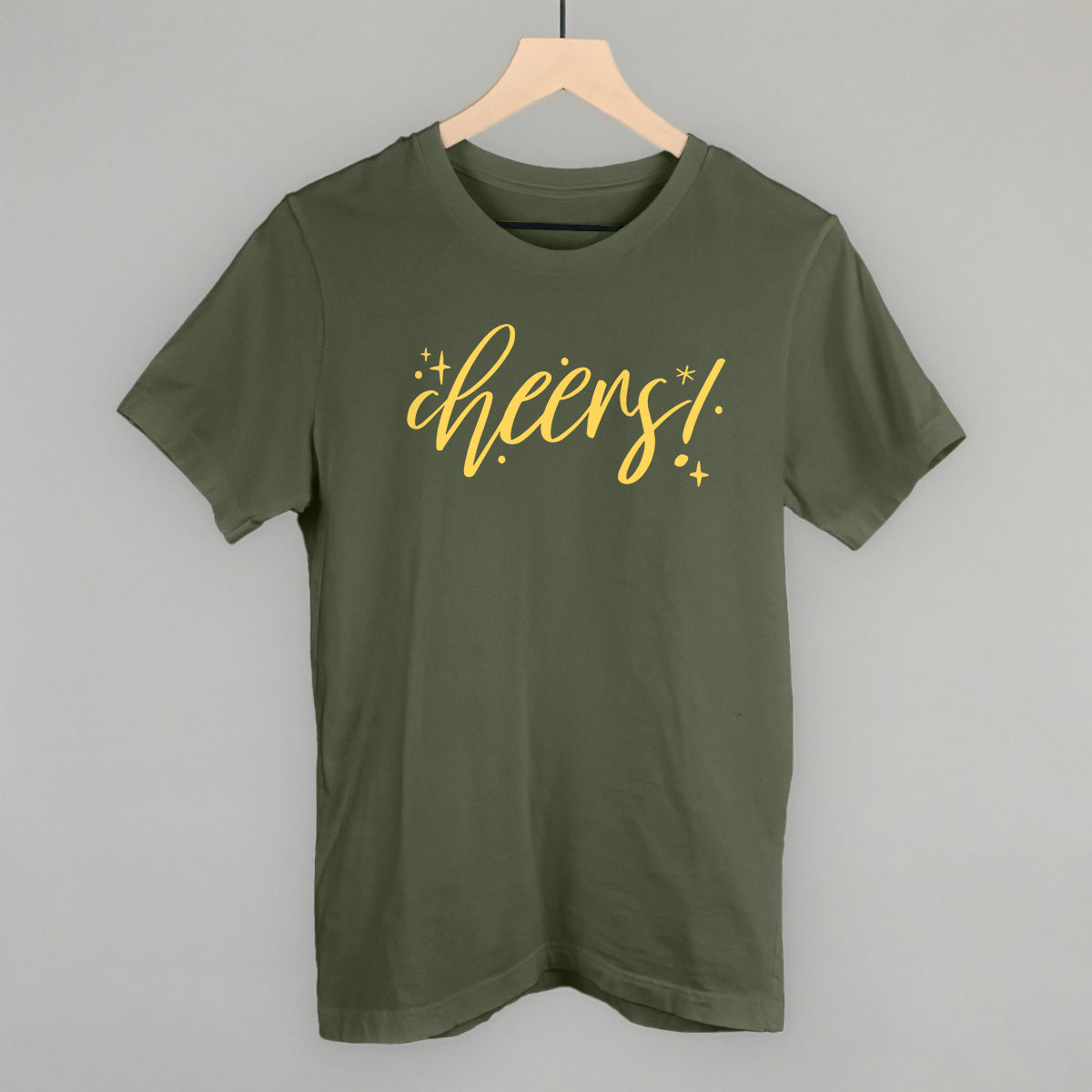 Cheers Gold Script + Sparkles