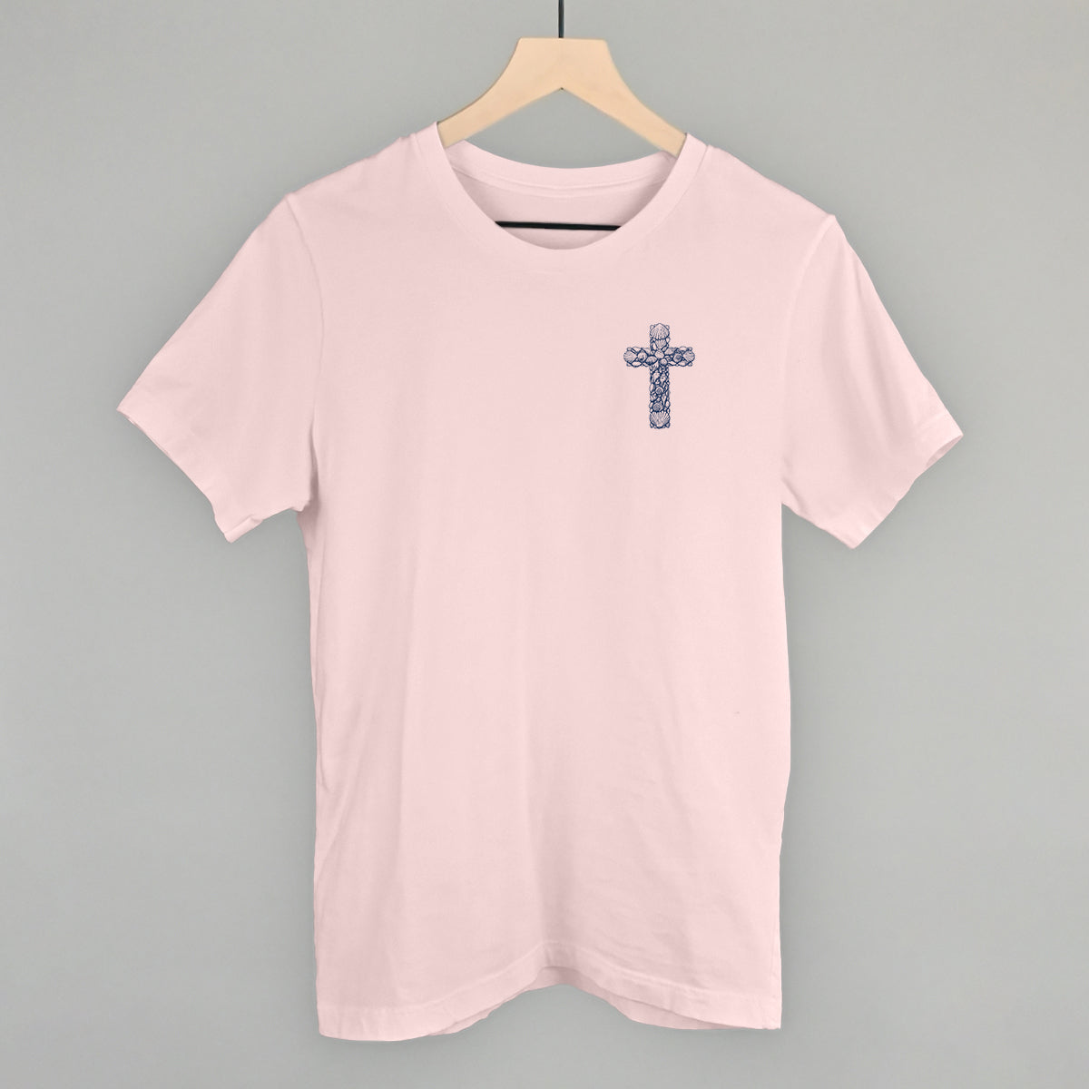 Seashell Cross (Left Chest)