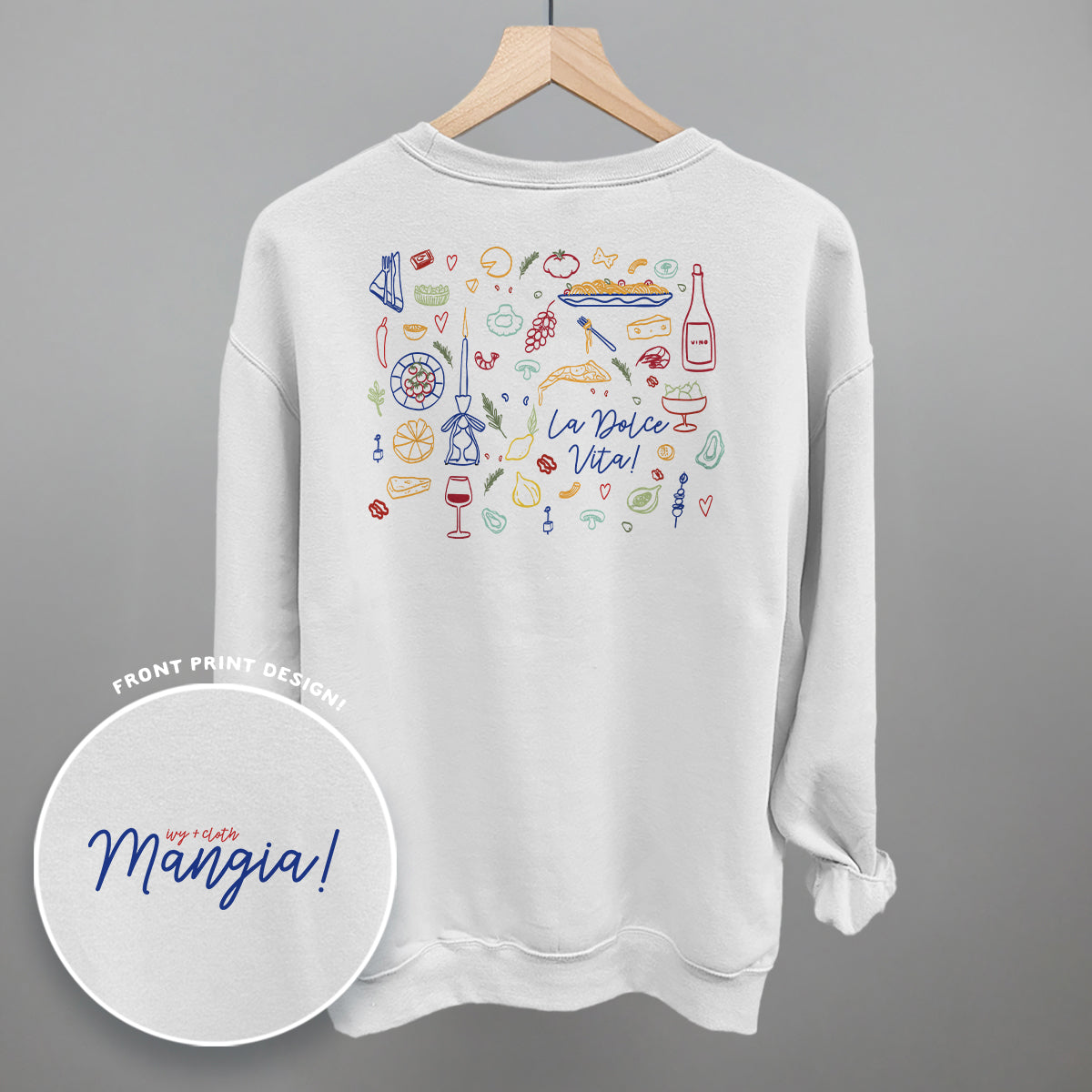 Italian Doodles (Back Print)