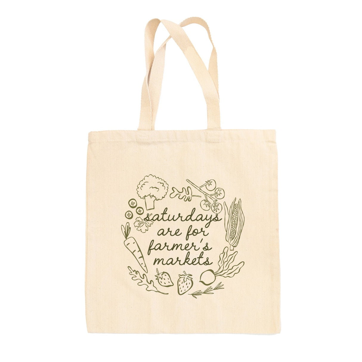 Saturdays Are For Farmer's Markets Tote Bag