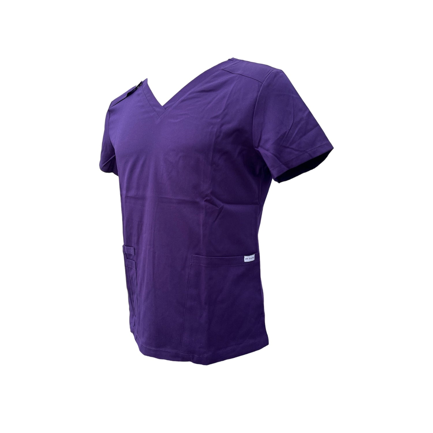 MJ V-Neck Holder Scrub Top (Unisex)