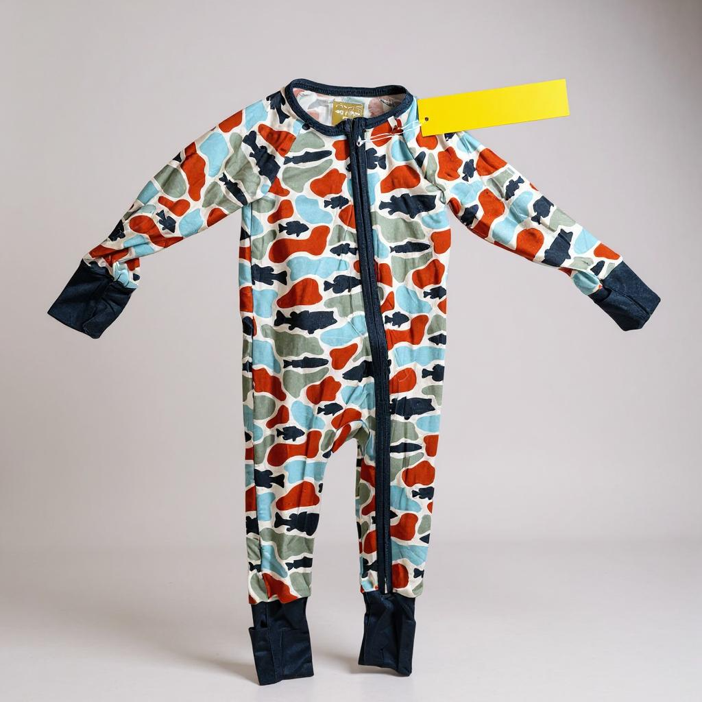 Camo Fish Bamboo Zippy