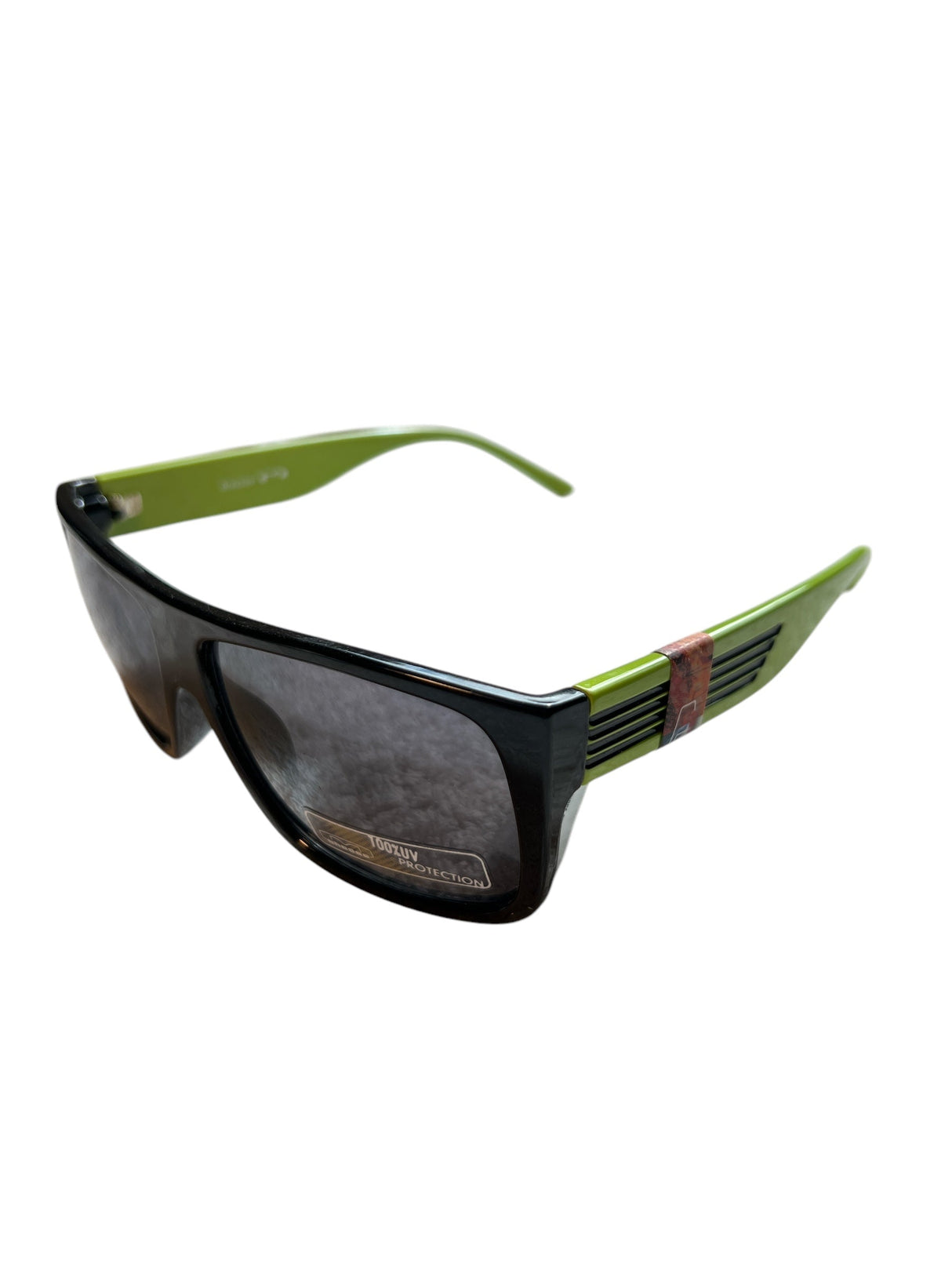Mountain Shades Brazzos Sunglasses (Black/Lime Green)