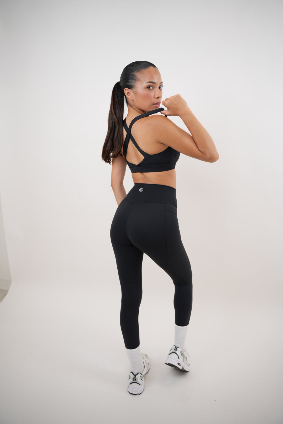 I Am Glowing Black Quick Dry Butter Soft Legging