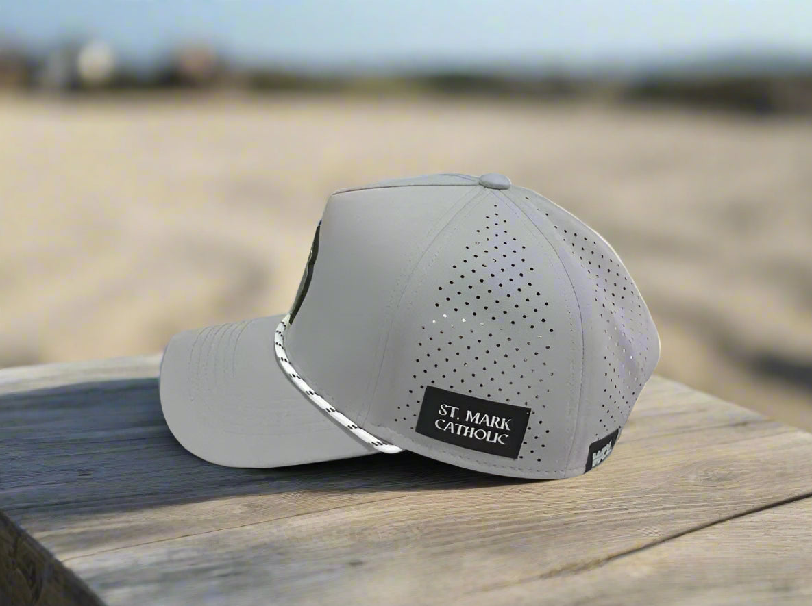 St. Mark Catholic Ripstop Rope Hat with PVC Rubber Patch