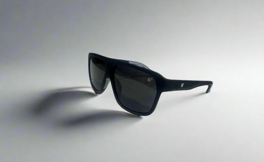 The Links. Matte Black/Smoked polarized.