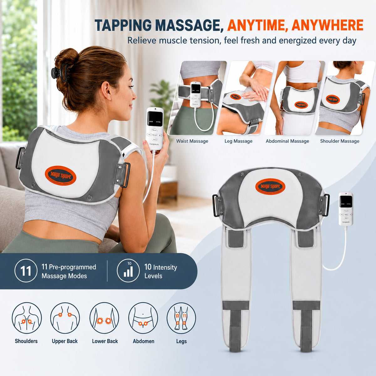 Carepeutic Deluxe Neck and Shoulder Tapping Massager