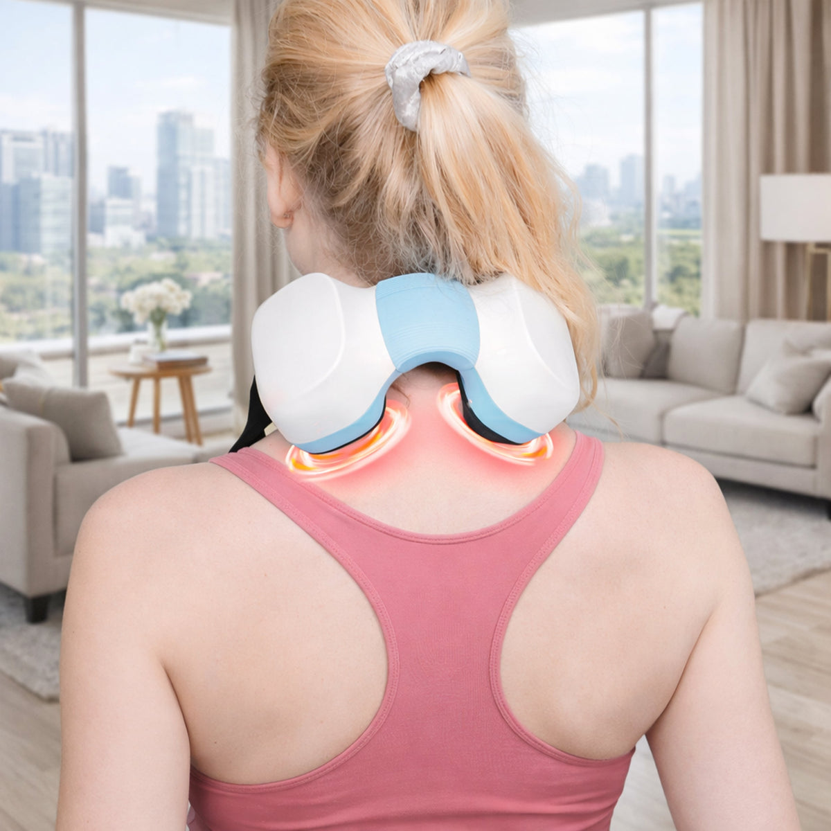 Carepeutic Targeted Spot Kneading Massager for Neck and Thigh with Heat