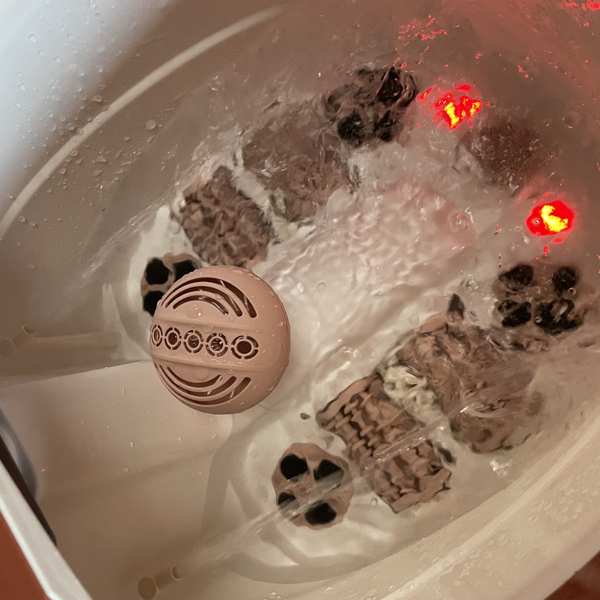 Carepeutic Touch Screen Water-Jet Foot and Leg SpaBath Massager, Brown/White