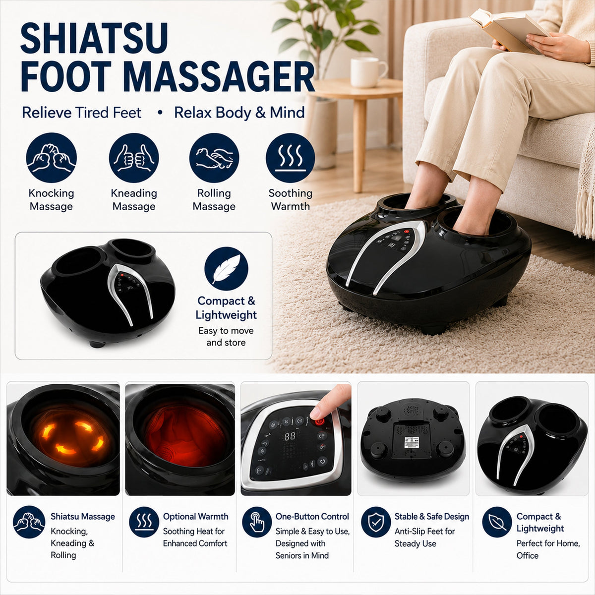 Carepeutic The Ultimate 6D Foot Reflexology Machine