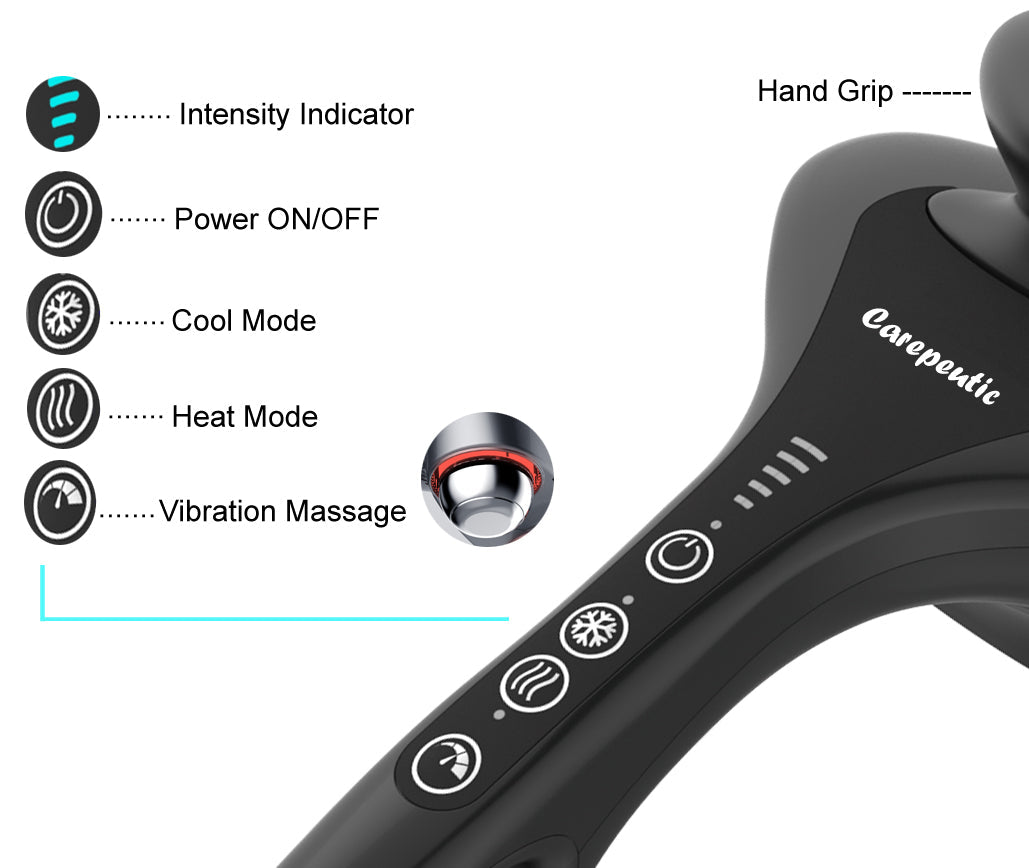 Carepeutic Bionic-Point Heat and Cold Percussion Massager