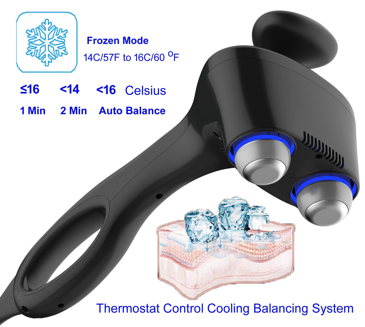 Carepeutic Bionic-Point Heat and Cold Percussion Massager