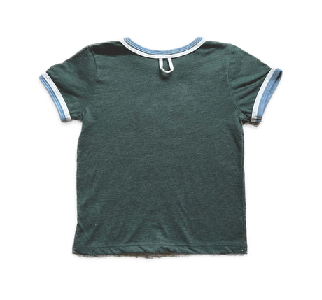 P is for Pickleball Kid's Ringer T-Shirt